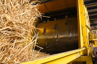 Drum To The Tearing Apart Of Straw From Straw Combustion In A Biomass Boiler