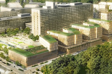 Nordflojen Rigshospitalet 3D Bygninger