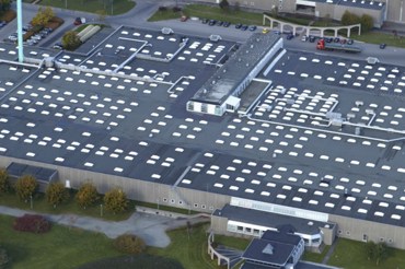 Saby Fishing Industry Building Aerial