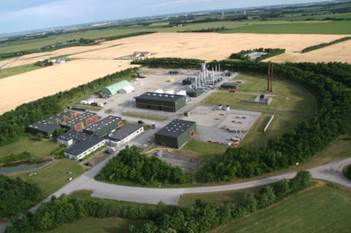 Danish natural gas network construction