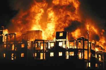 Huge Condo Fire